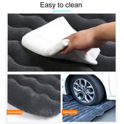 Universal Car Travel Inflatable Mattress Air Bed Camping Back Seat Couch, Size: 90 x 135cm(Grey)