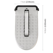 Multi-function Car Door Sill Step Pedals Pads (Silver)