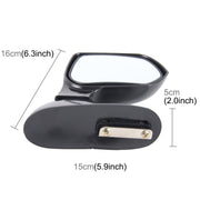 3R-105R 360 Degree Rotatable Right Side Assistant Mirror for Auto Car(Black)
