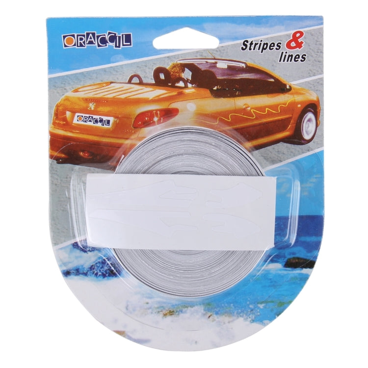 12mm �� 9.8m Car Self Adhesive Decorative Stripe Tape Line(White)