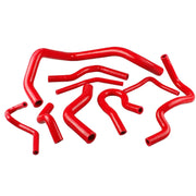 9 PCS Auto Silicone Radiator Hose Kit for Honda Civic D15 D16 EG EK 1992-2000(Red)