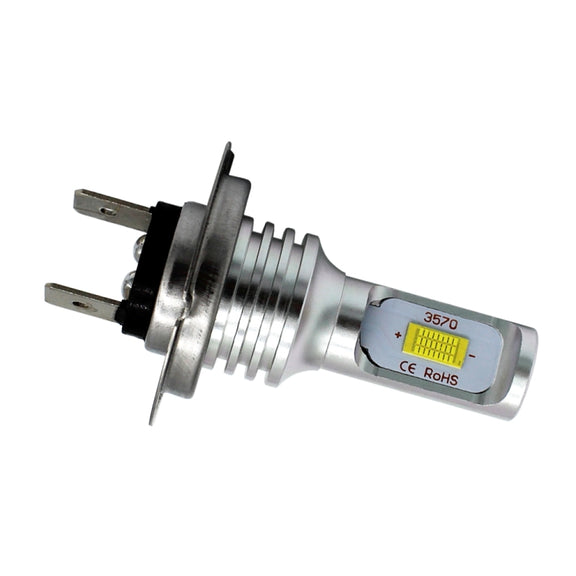 2 PCS H7 72W 1000LM 6000-6500K Super Bright White Light Car Fog LED Bulbs, DC 12-24V (White Light)