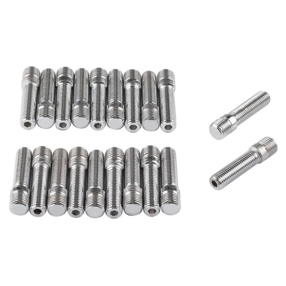 20 PCS 5cm Universal Car Modification Extended Wheels Stud Conversion M14x1.5 to M12x1.5 Screw Adapter LN032 LN033 LN044