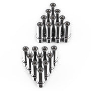 20 PCS 5cm Universal Car Modification Extended Wheels Stud Conversion M14x1.5 to M12x1.5 Screw Adapter LN032 LN033 LN044