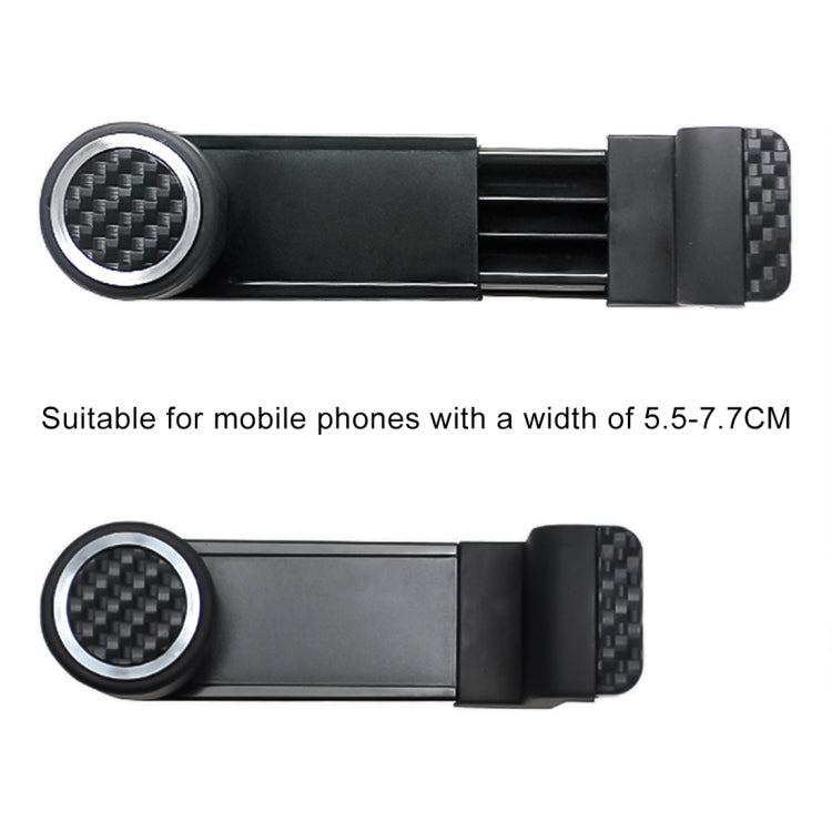 3R-1008 Universal Car Simple Style Mount Bracket Phone Holder for 55-77mm Mobile Phone