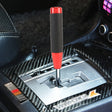 Metal Leather Long Column Car Shift Knob, Size: 18x3.3cm (Red) - Shift Knob by PMC TechLife | Online Shopping South Africa | PMC TechLife