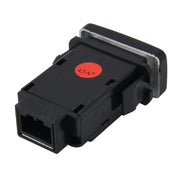 Car Fog Light Lamp Indicator 5 PIN On and Off Button Switch Control 4 Cable Auto Car Fog Light 5 Pin Switch On-Off Button Switch for Toyota, Large Size: 6*2.8*1.7cm(Yellow Light)