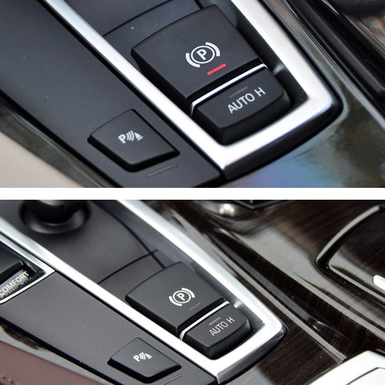 Auto Parking Switch Cover Replacement Handbrake P Key Button for BMW 5 / 6 Series 2014/07-2017/05
