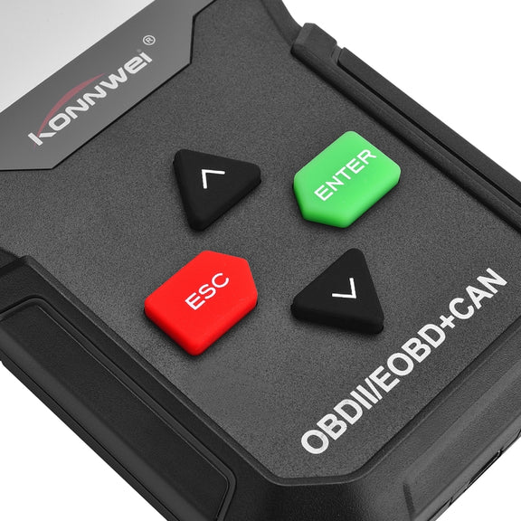 KONNWEI KW590 Mini OBDII Car Auto Diagnostic Scan Tools Auto Scan Adapter Scan Tool (Can Only Detect 12V Gasoline Car)(Black)
