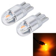 2 PCS T10 2W 2 SMD-3030 LED Car Clearance Lights Lamp, DC 12V (Yellow Light) - free shipping - PMC TechLife - Order now!