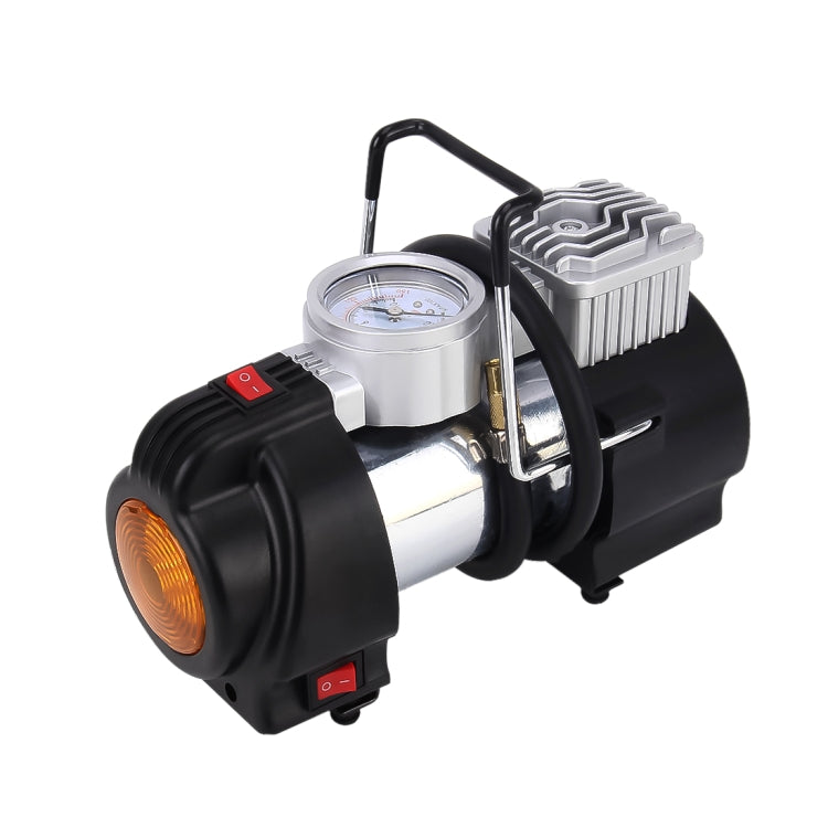 Portable 4X4 Heavy Duty Air Compressor 12V 150PSI 35LPM Pump Tire Inflatable Pump Car Tool with Working Light for Outdoor Emergency