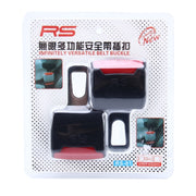 2 PCS RS-01 Universal Car Seat Belt Extension Buckle (Black)