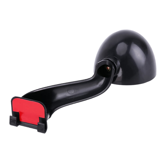 3R-094 Auxiliary Rear View Mirror Car Adjustable Blind Spot Mirror Wide Angle Auxiliary Rear View Side Mirror for Left Mirror(Black)