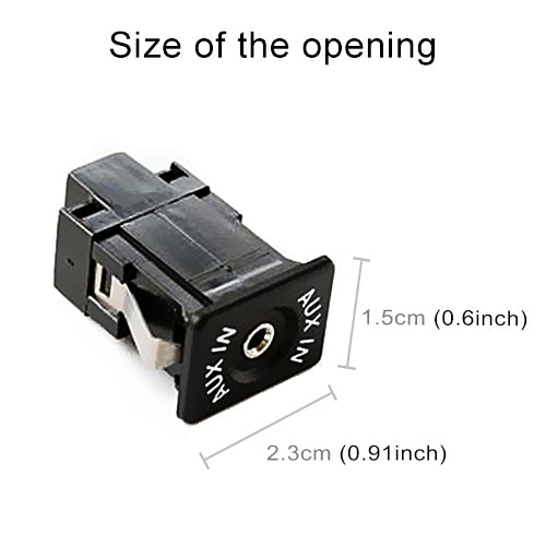 AUX Interface + Wiring Hardness for BMW MINI ONE COOPER E39 E53 X5Z4 E85 E86 X3 E83, Cable Length: 1.5m
