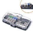 Car Audio Stereo Distribution Block Ground Mini ANL Fuse Block 4 Way Fuse Block 30A 60A 80Amp with LED - free shipping - PMC TechLife - Order now!
