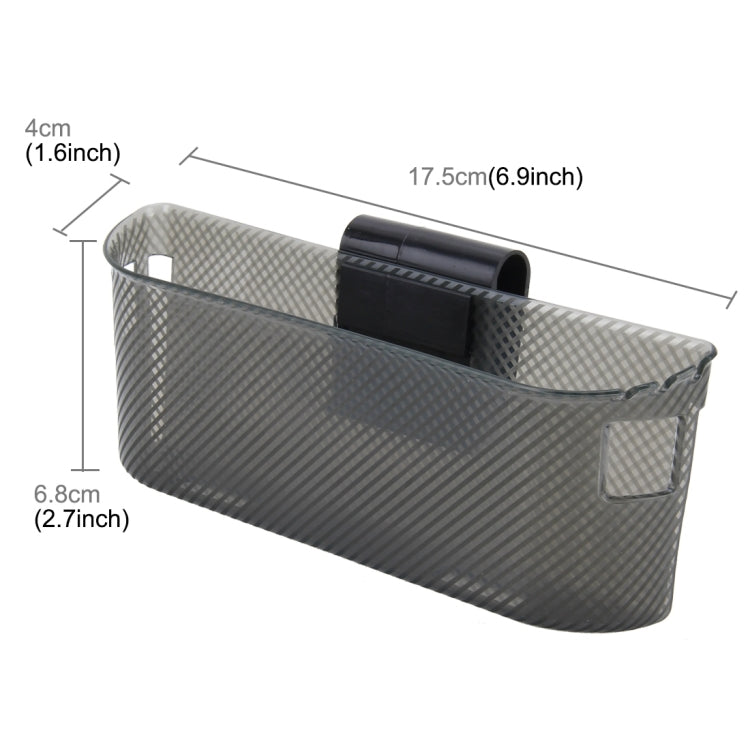 3R Car Auto Silicone Carrying Organizer Storage Vent Hanger Box Sticker Bag for Phone Coin Key and Other Small Items(Big Size)
