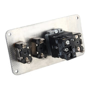 Racing Car Ignition Switch Panel Engine Start Start Push Button LED Racing Toggle Switch 12V Carbon Fiber Panel Multi-function Automatic Ignition Switch for Racing Cars