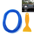 5m Flexible Trim For DIY Automobile Car Interior Moulding Trim Decorative Line Strip with Film Scraper(Blue) - free shipping - PMC TechLife - Order now!