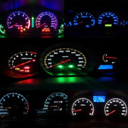10PCS 2W T3 Wedge Instrument Panel LED Light Dashboard Gauge Cluster Indicator Lamp Bulb(Green Light)