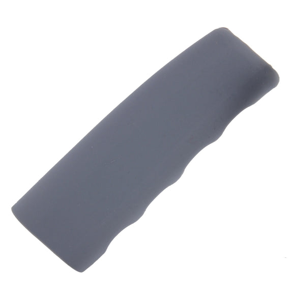 Rubber Car Hand Brake Cover Shift Knob Gear Stick Cushion Cover Car Accessory Interior Decoration Pad(Grey)
