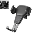 Litchi Texture Gravity Car Mount Phone Holder (Black) - Car Holders by PMC TechLife | Online Shopping South Africa | PMC TechLife