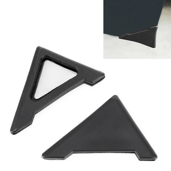 Universal Car Body Silicone Anti-collision Sticker Door corner Protector(Black)
