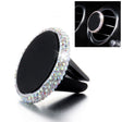 Car Diamond Magnetic Air Outlet Mobile Phone Holder (Colourful White) - Car Holders by PMC TechLife | Online Shopping South Africa | PMC TechLife