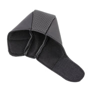 Universal Nonslip Breathable Genuine Leather Car Gear Shift Knob Cover(Black)