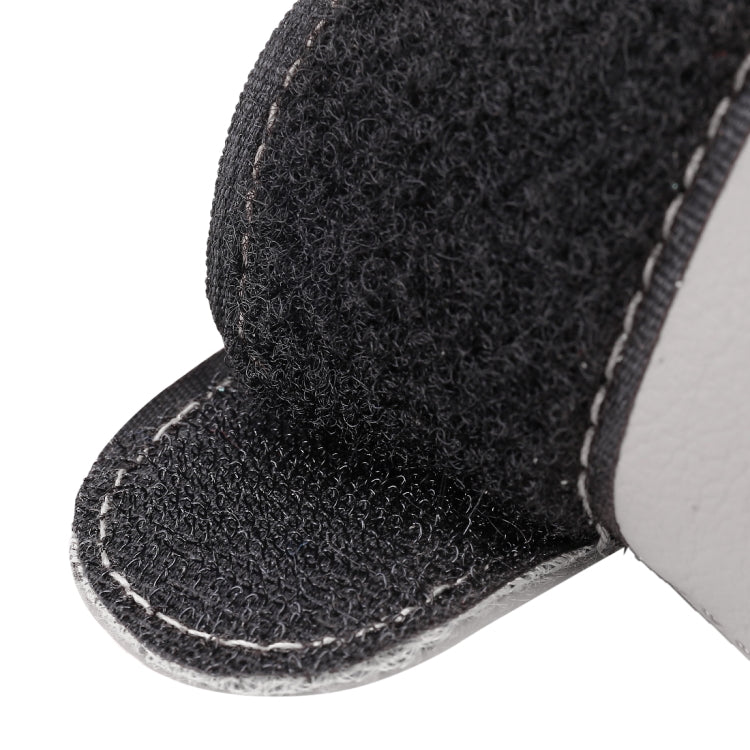 Universal Nonslip Breathable Genuine Leather Car Gear Shift Knob Cover(Grey)