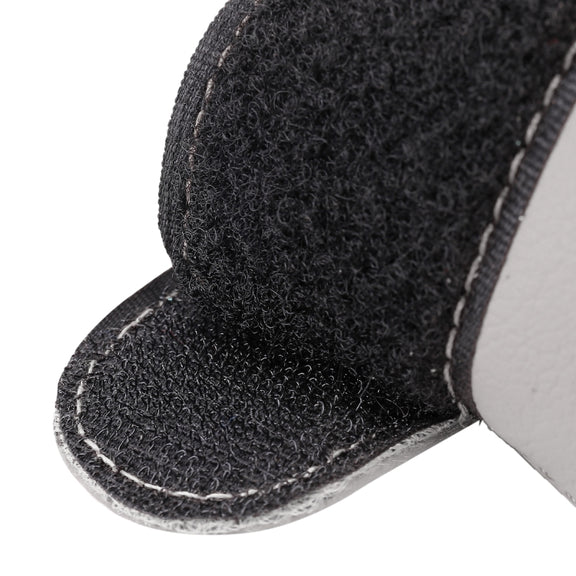 Universal Nonslip Breathable Genuine Leather Car Gear Shift Knob Cover(Grey)