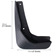 4 PCS Car Auto Semi-Rigid PVC Splash Flaps Mudguards Fender Guard for Audi A3 Sedan 2014