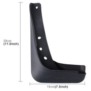 4 PCS Car Auto Semi-Rigid PVC Splash Flaps Mudguards Fender Guard for Audi A3 Sedan 2014