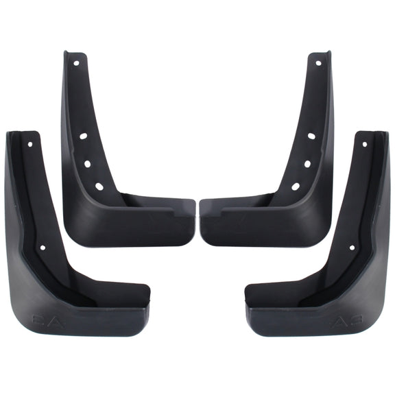 4 PCS Car Auto Semi-Rigid PVC Splash Flaps Mudguards Fender Guard for Audi A3 Sedan 2014