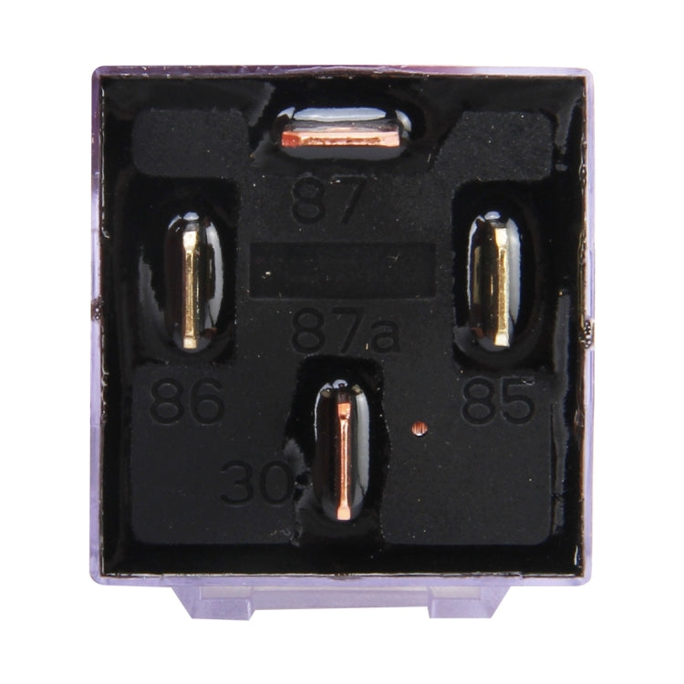10 PCS JD-1912 80 AMP 12V Water-resistant Car Auto Four Plugs Relay with Warning Light