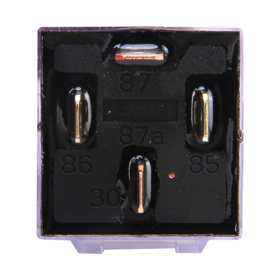 10 PCS JD-1912 80 AMP 12V Water-resistant Car Auto Four Plugs Relay with Warning Light