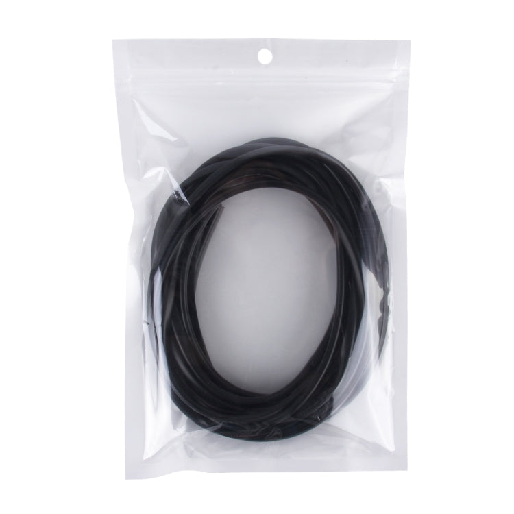 5m Car Decorative Strip PVC Chrome Decoration Strip Door Seal Window Seal(Black)