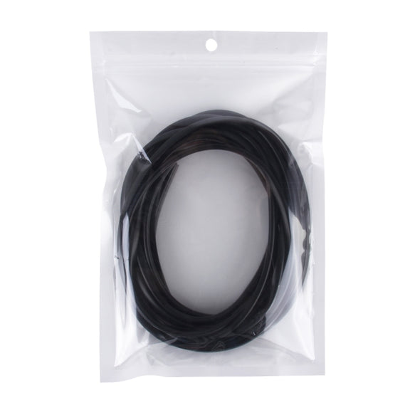 5m Car Decorative Strip PVC Chrome Decoration Strip Door Seal Window Seal(Black)