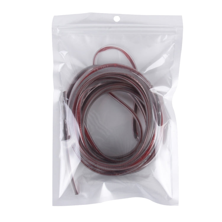 5m Car Decorative Strip PVC Chrome Decoration Strip Door Seal Window Seal(Transparent)