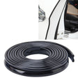 5.6m Car Decorative Strip Rubber Chrome Decoration Strip Door Seal Window Seal (Black) - free shipping - PMC TechLife - Order now!