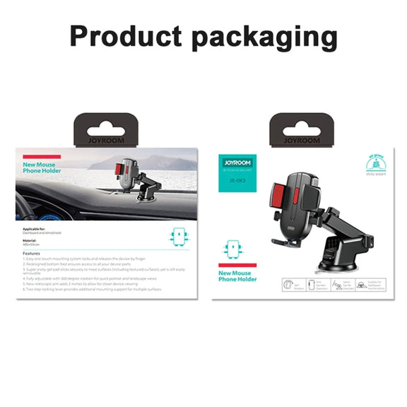 JOYROOM JR-OK3 Car New Mouse Phone Holder (Black)