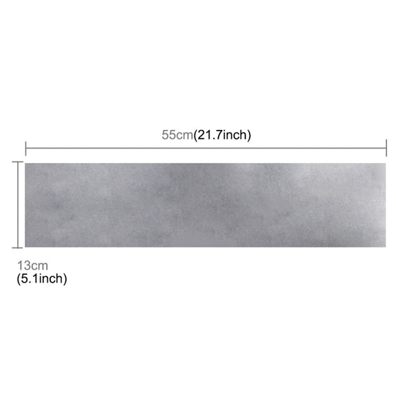 Car Auto Aluminum 55cm × 13cm Rear Warning Sign Sticker for Truck and Van