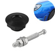 Car Mini Stainless Steel Quick-pins Push Button Billet Hood Pins Lock Clip Kit (Black) - free shipping - PMC TechLife - Order now!