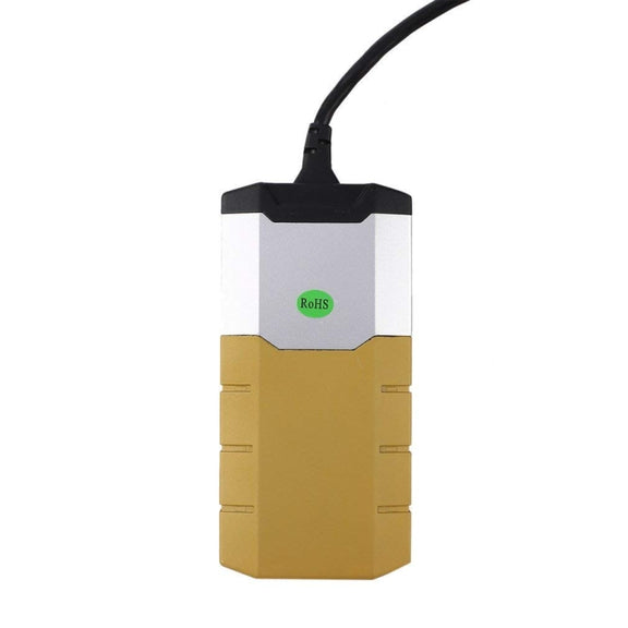 Autocom CDP Professional Auto CDP for Autocom Diagnostic Car Cables OBD2 Diagnostic Tool Delphi DS150E with BT(Gold)