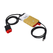 Autocom CDP Professional Auto CDP for Autocom Diagnostic Car Cables OBD2 Diagnostic Tool Delphi DS150E with BT(Gold)