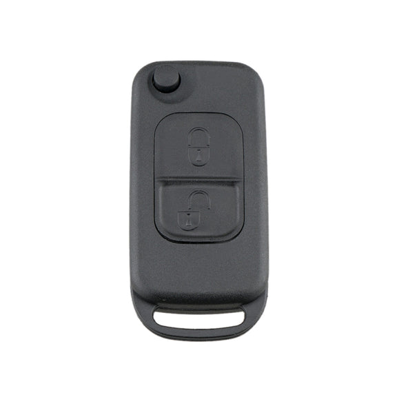 For Mercedes-Benz Car Keys Replacement 2 Buttons Car Key Case with Foldable Key Blade