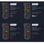 TIROL T16897 12V Auto Car Digital Battery Alternator Tester 6 LED Lights Display