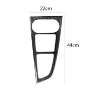 Car Carbon Fiber Gear Position Panel Decorative Sticker for Audi 2017-2018 A4L / 2017-2018 A5 / 2016-2017 A4 B9, Left Drive