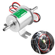 HEP-02A Universal Car 24V Fuel Pump Inline Low Pressure Electric Fuel Pump (Silver) - Engine Fittings by PMC TechLife | Online Shopping South Africa | PMC TechLife