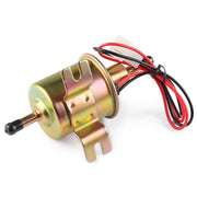 HEP-02A Universal Car 24V Fuel Pump Inline Low Pressure Electric Fuel Pump (Silver)