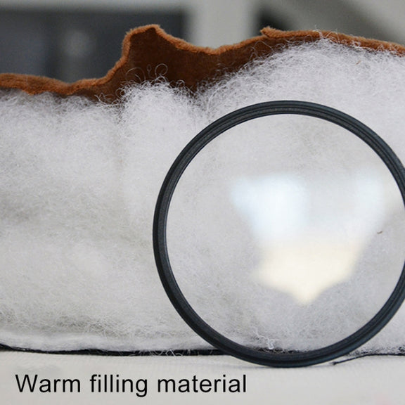 Car Thick Plush Seat Cushion Warmer Cover Winter Seat Mat (Coffee)